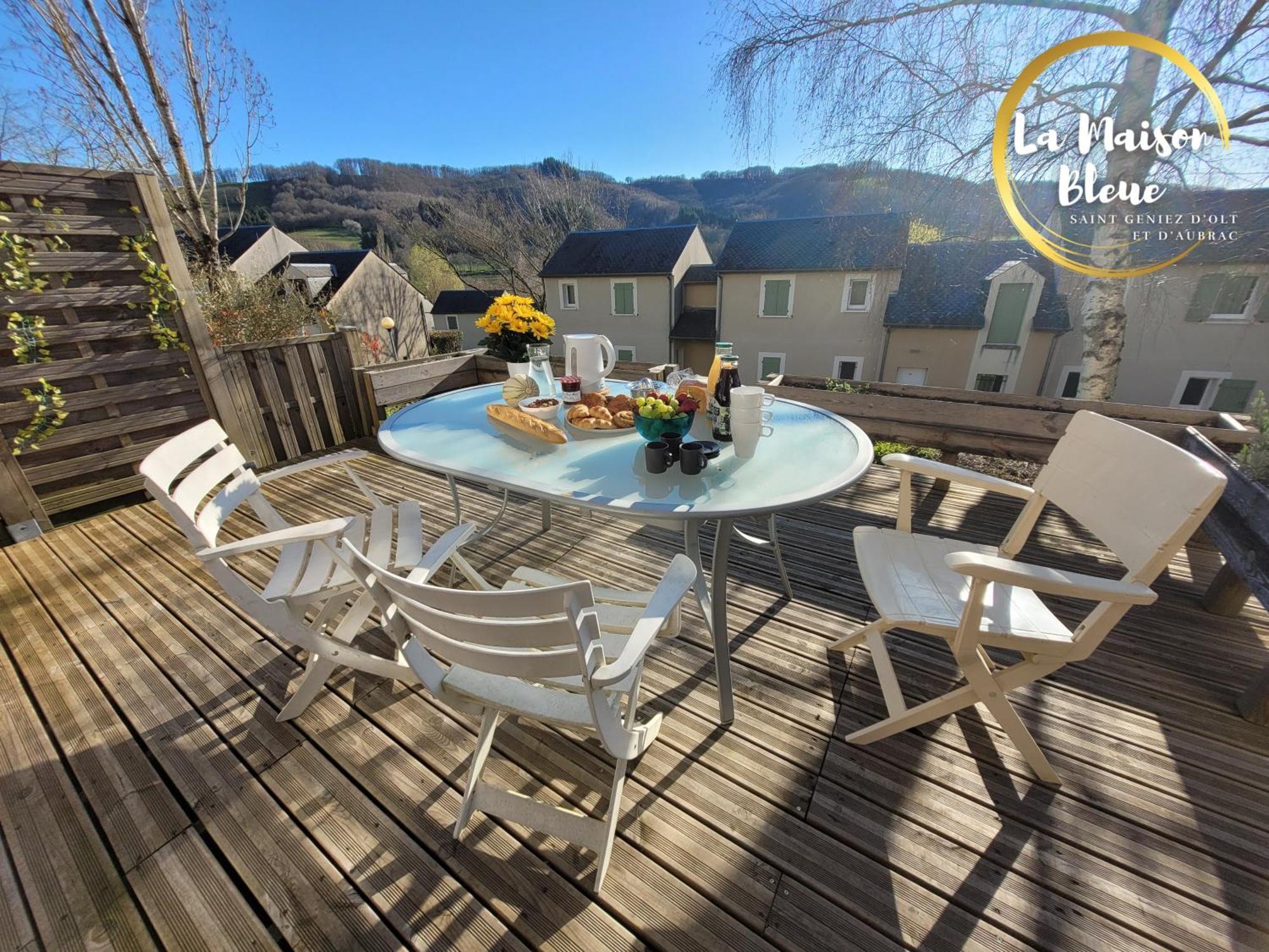 La Maison Bleue, Village Vacances, Piscine, Parking Сен-Женье-д'Оль Экстерьер фото